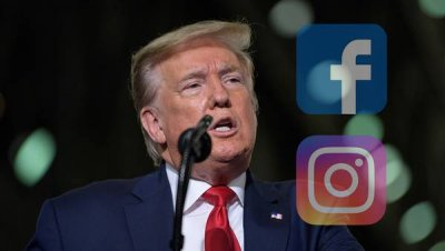 Facebook блокирует аккаунты Дональда Трампа на два года