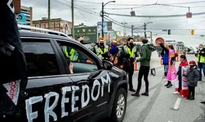 В Канаде начинаются аресты агрессивных протестующих