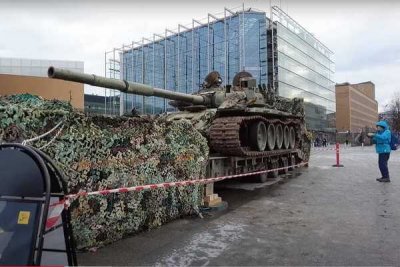 Глава Совбеза оригинально ответил финнам на установку российского сгоревшего танка