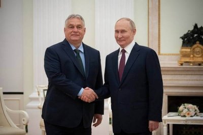 Встреча Владимира Путина с венгерским лидером