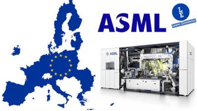 Стоимость акций ASML рекордно упали в цене