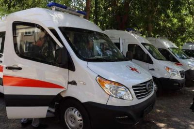 В Херсонскую область поступили бронированные автомобили скорой помощи